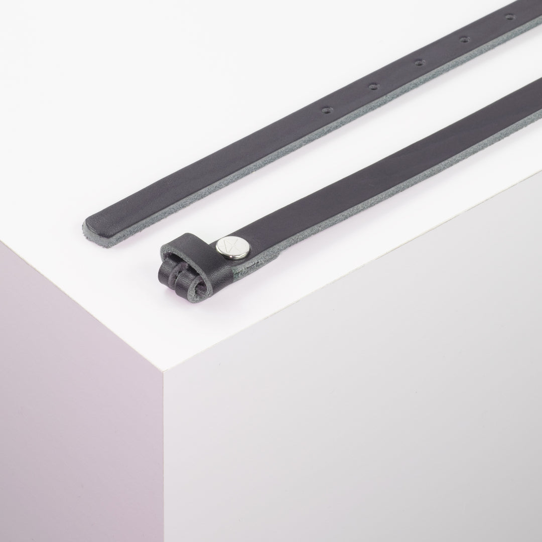 Ledergürtel 1,5cm ohne Schnalle
