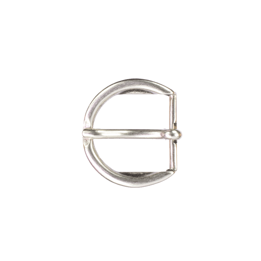 Gürtelschnalle 2,5cm Oslo silber