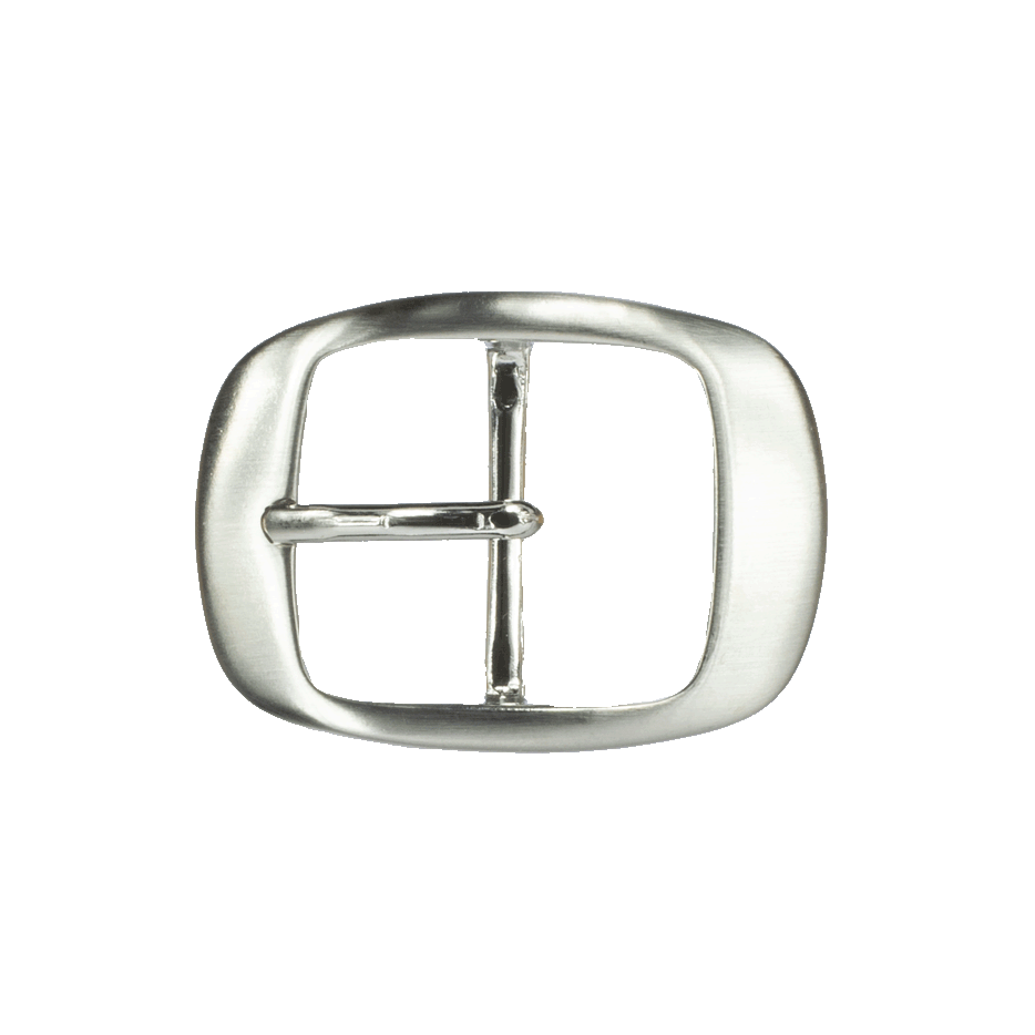 Gürtelschnalle 3cm Budapest silber glänzend