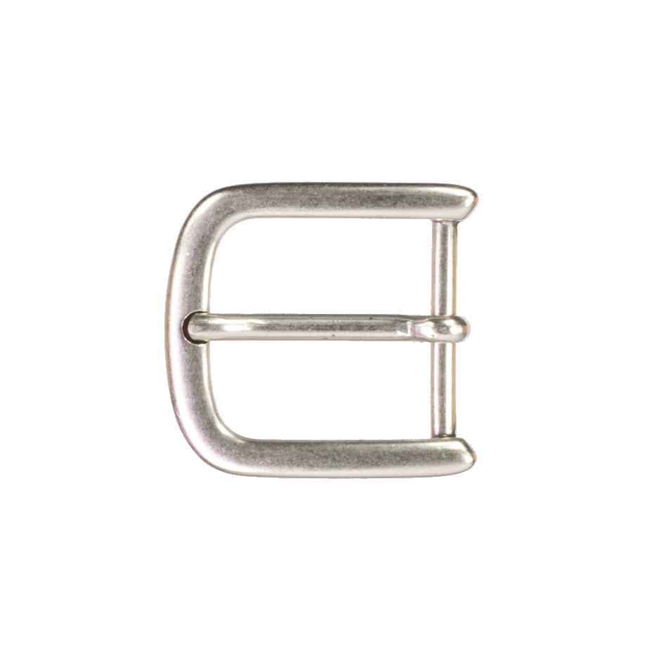 Gürtelschnalle 3cm Conil silber matt