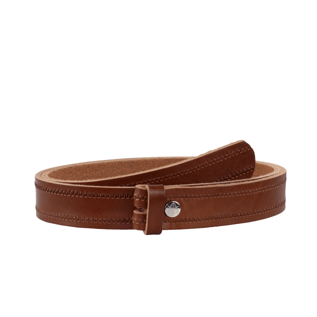 Ledergürtel 3cm ohne Schnalle