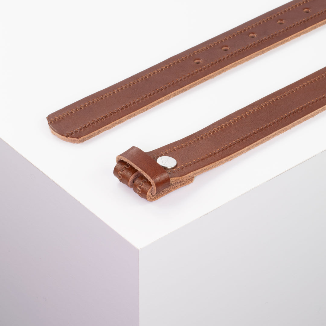 Ledergürtel 3cm ohne Schnalle