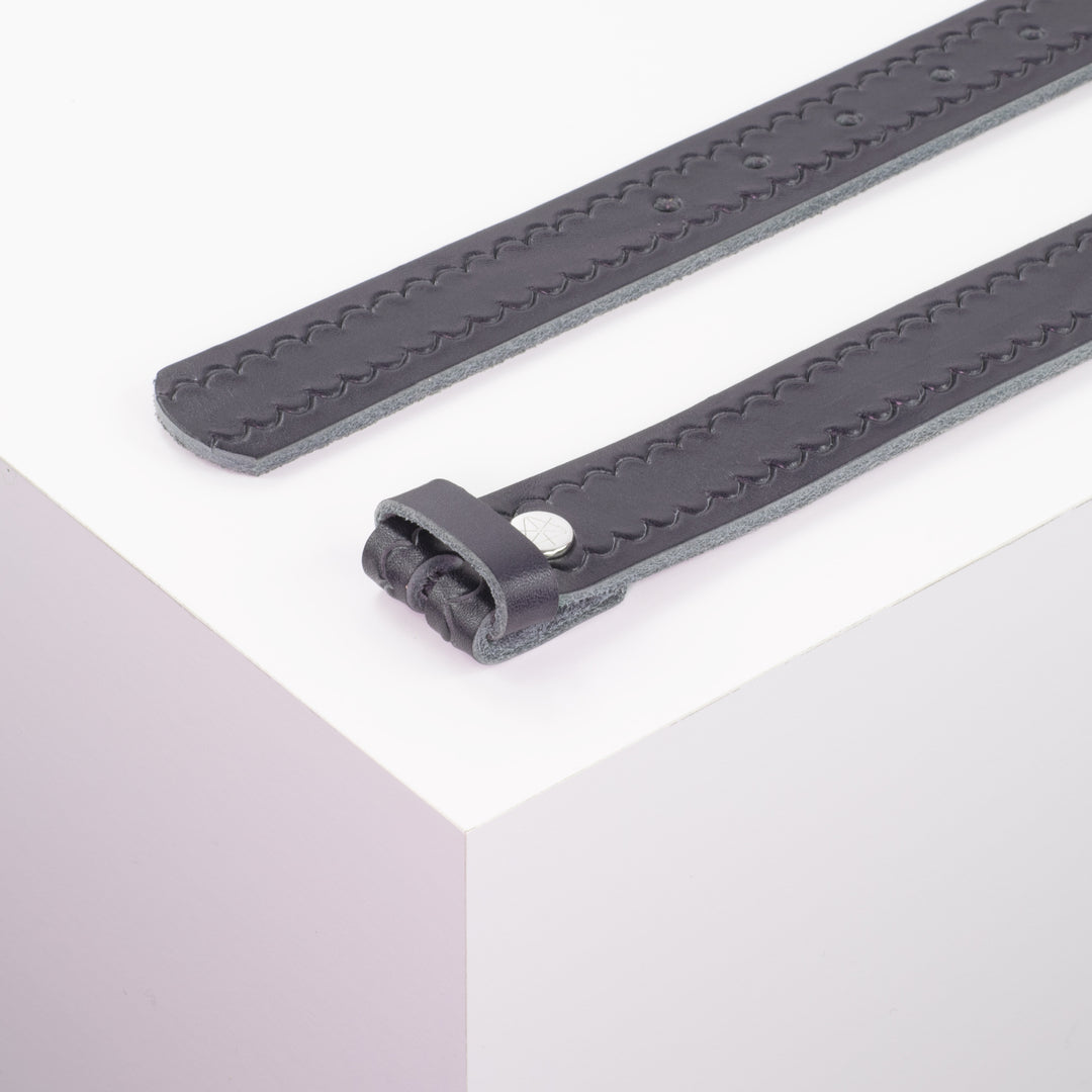 Ledergürtel 3cm ohne Schnalle