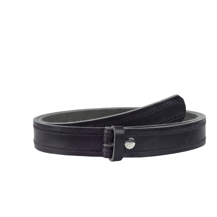 Ledergürtel 3cm ohne Schnalle