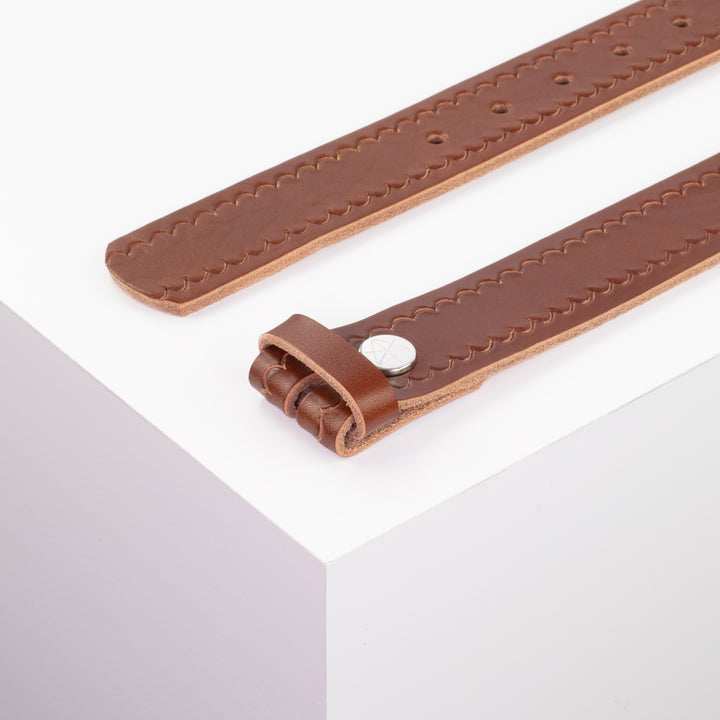 Ledergürtel 3,5cm ohne Schnalle