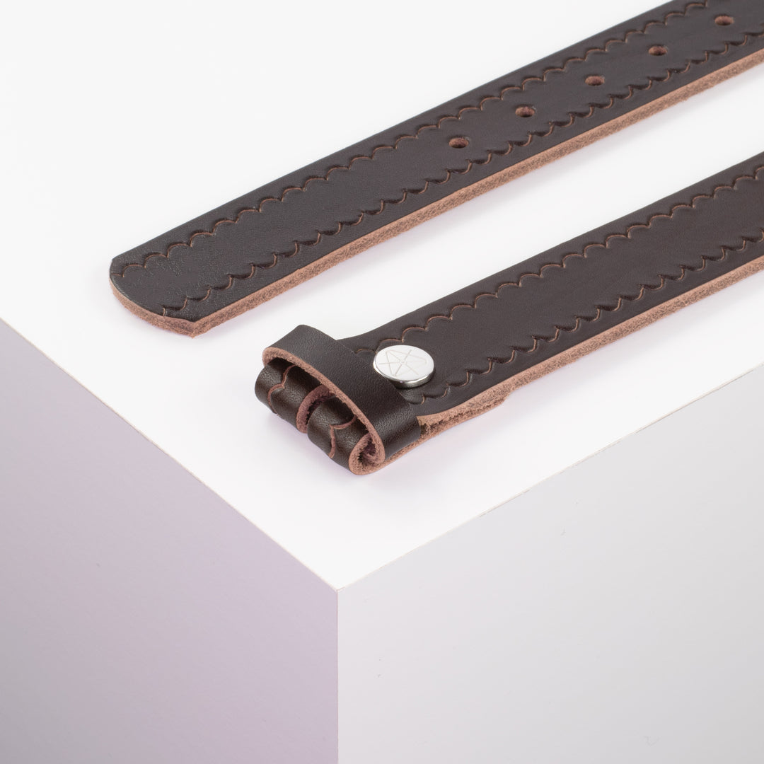 Ledergürtel 3,5cm ohne Schnalle