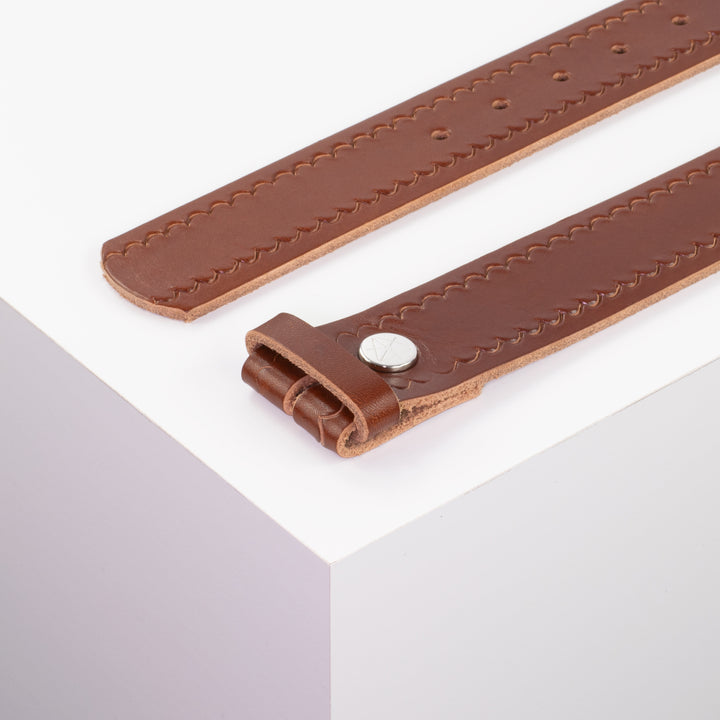 Ledergürtel 4cm ohne Schnalle