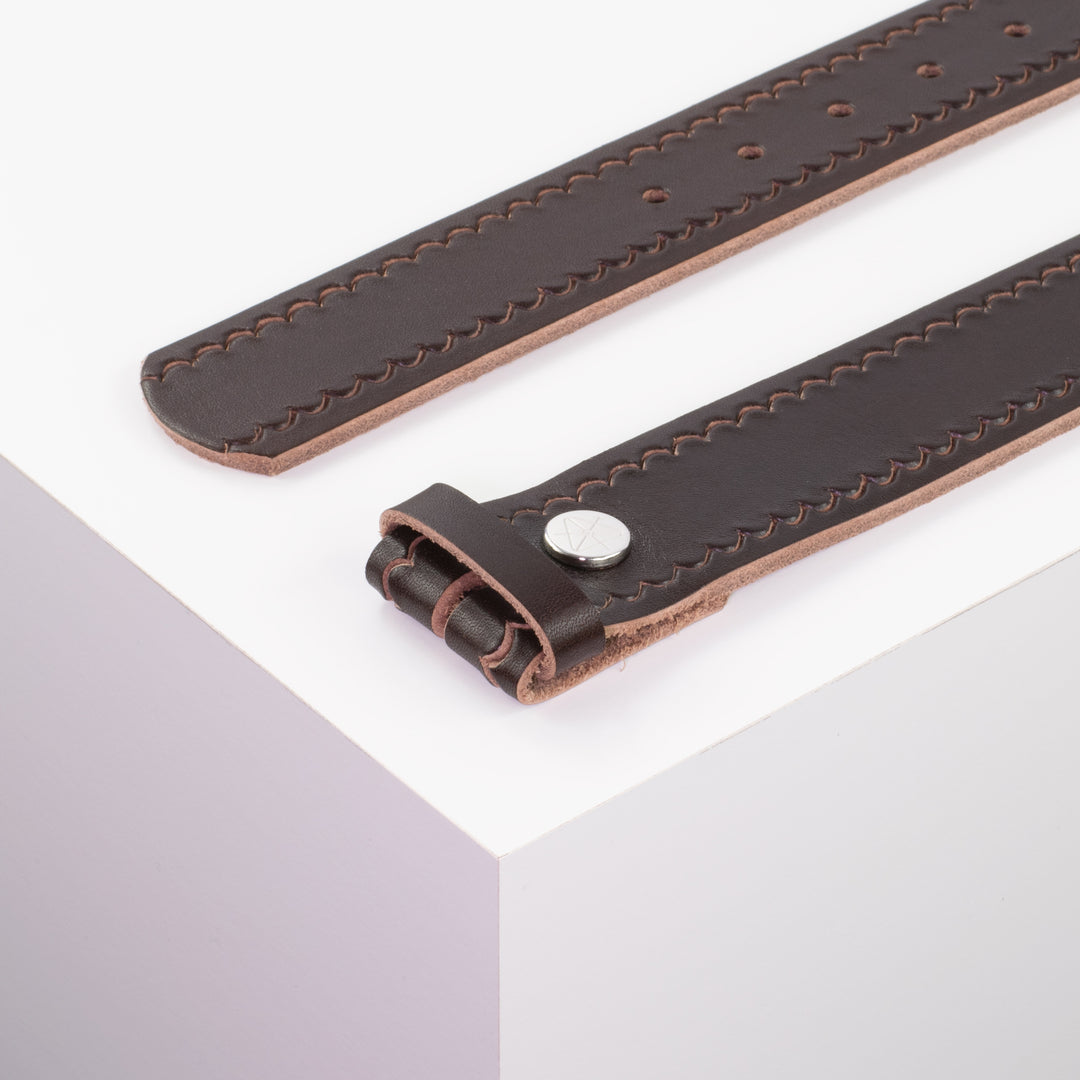 Ledergürtel 4cm ohne Schnalle