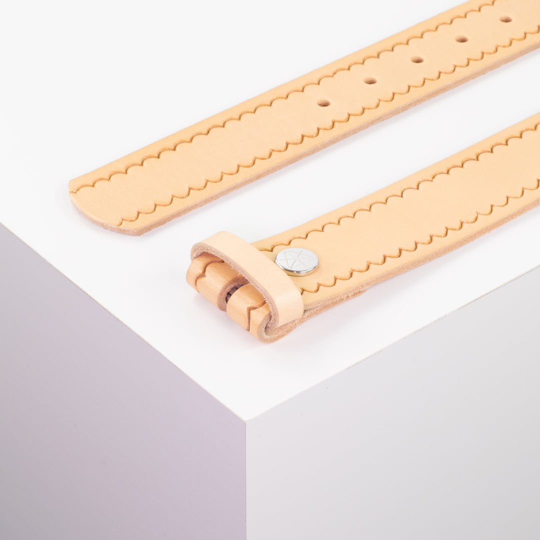 Ledergürtel 4cm ohne Schnalle