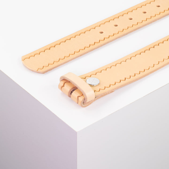 Ledergürtel 4cm ohne Schnalle