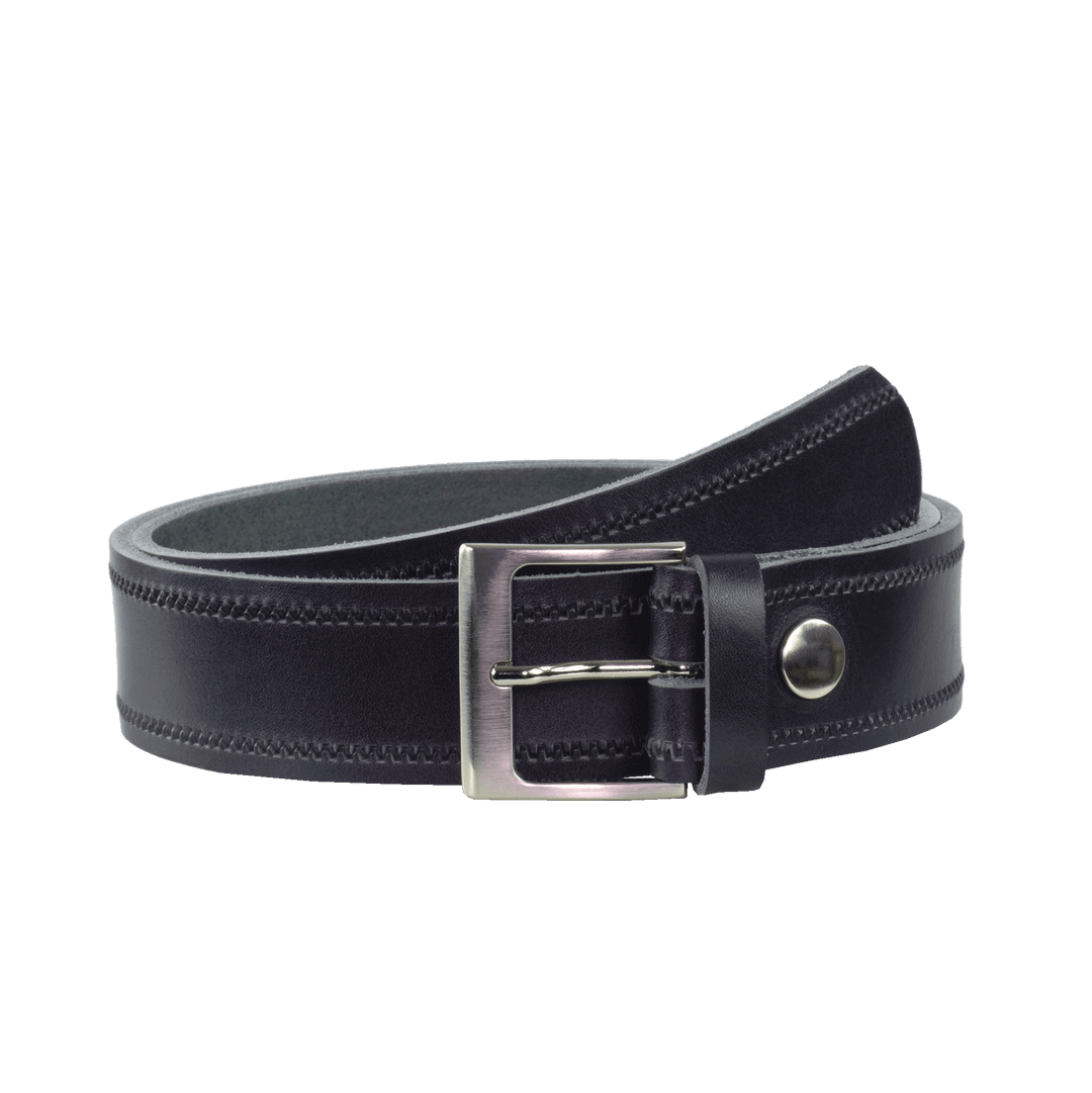 Ledergürtel 4cm mit Schnalle Copenhagen navi Reißverschluss